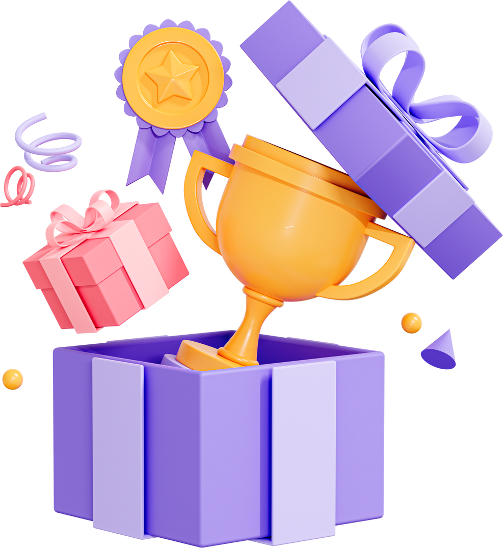 Gift with winner prize